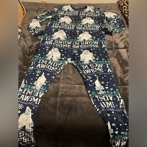 Dec 25th Abominable snowman Onsie Size XXL